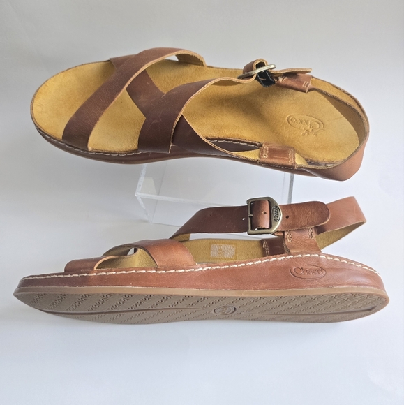 Chaco Wayfarer Sandals in OCHER Size 11 - Picture 6 of 11